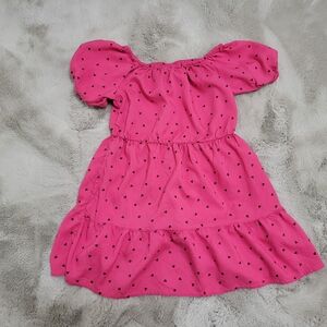 Cat And Jack Girls Heart Print Dress